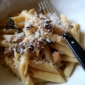 Penne aux truffes et foie gras