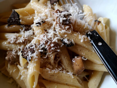 Penne aux truffes et foie gras
