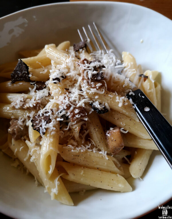Penne aux truffes et foie gras