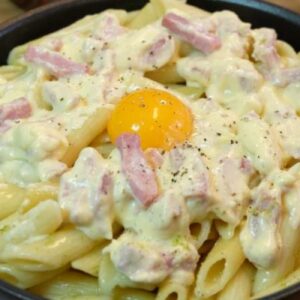 Penne Rigate sauce Carbonara