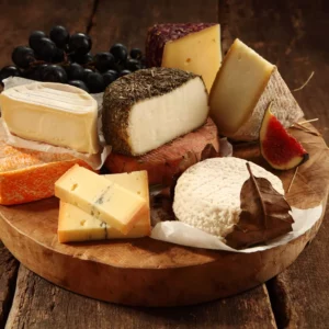 Assiette de fromages secs