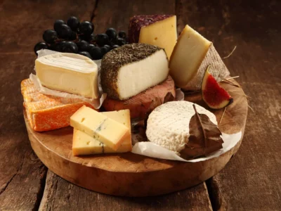 Assiette de fromages secs