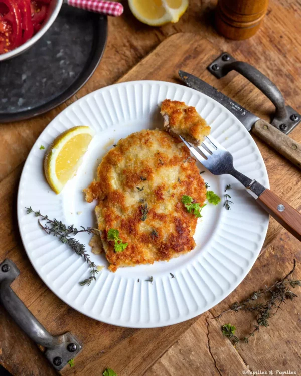 Escalope de veau milanaise