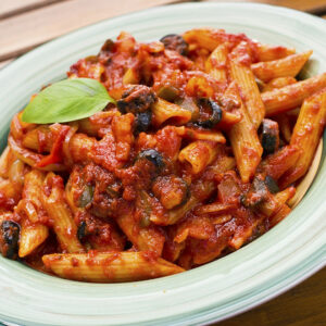 Penne rigate napolitaine ou all’arrabbiata