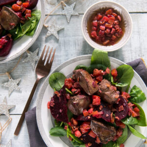 Salade de foies de volaille