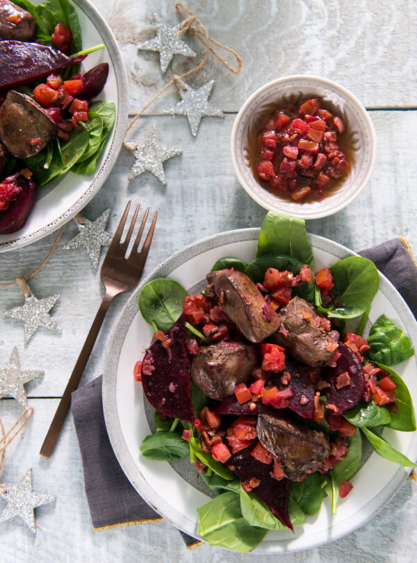 Salade de foies de volaille