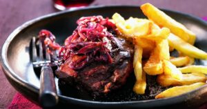 Bavette sauce aux échalotes à Lyon
