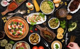 dîner italien à la maison