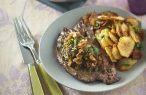 Bavette sauce aux échalotes Lyon