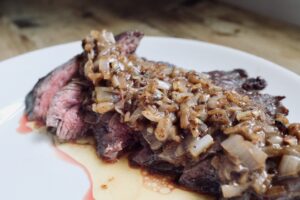 Bavette sauce aux échalotes Lyon