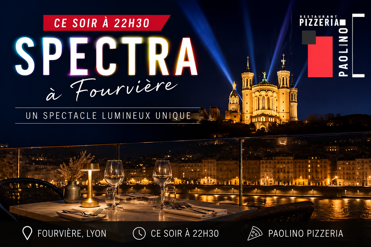SPECTRA à Fourvière ce soir à 22h30