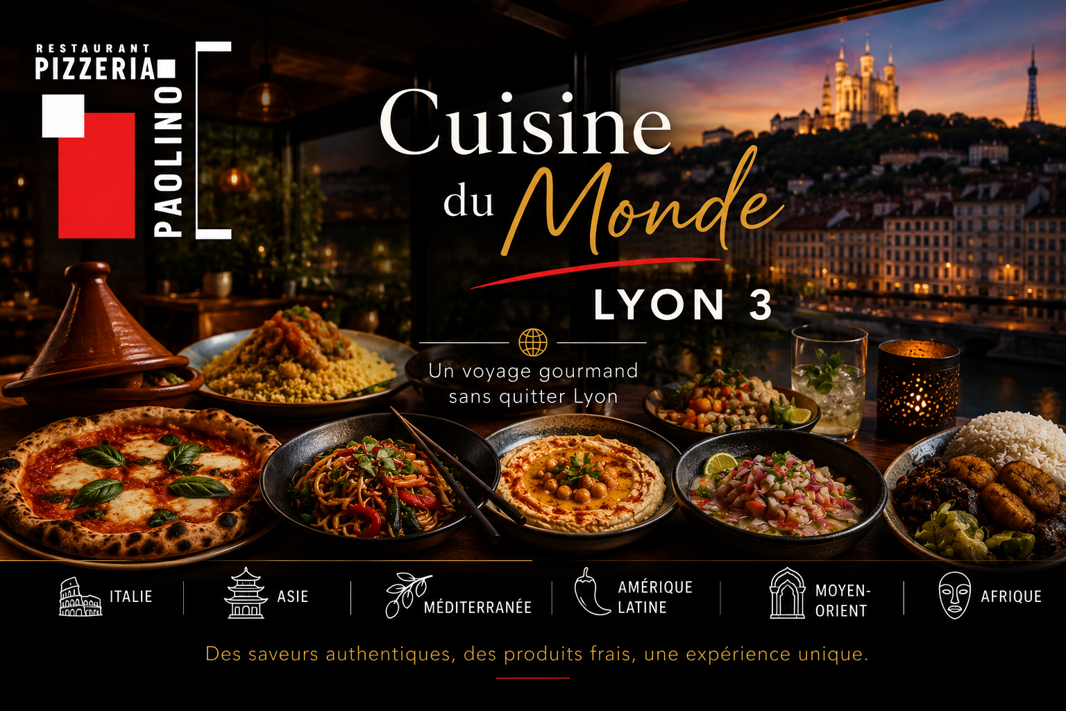 cuisine du monde Lyon 3