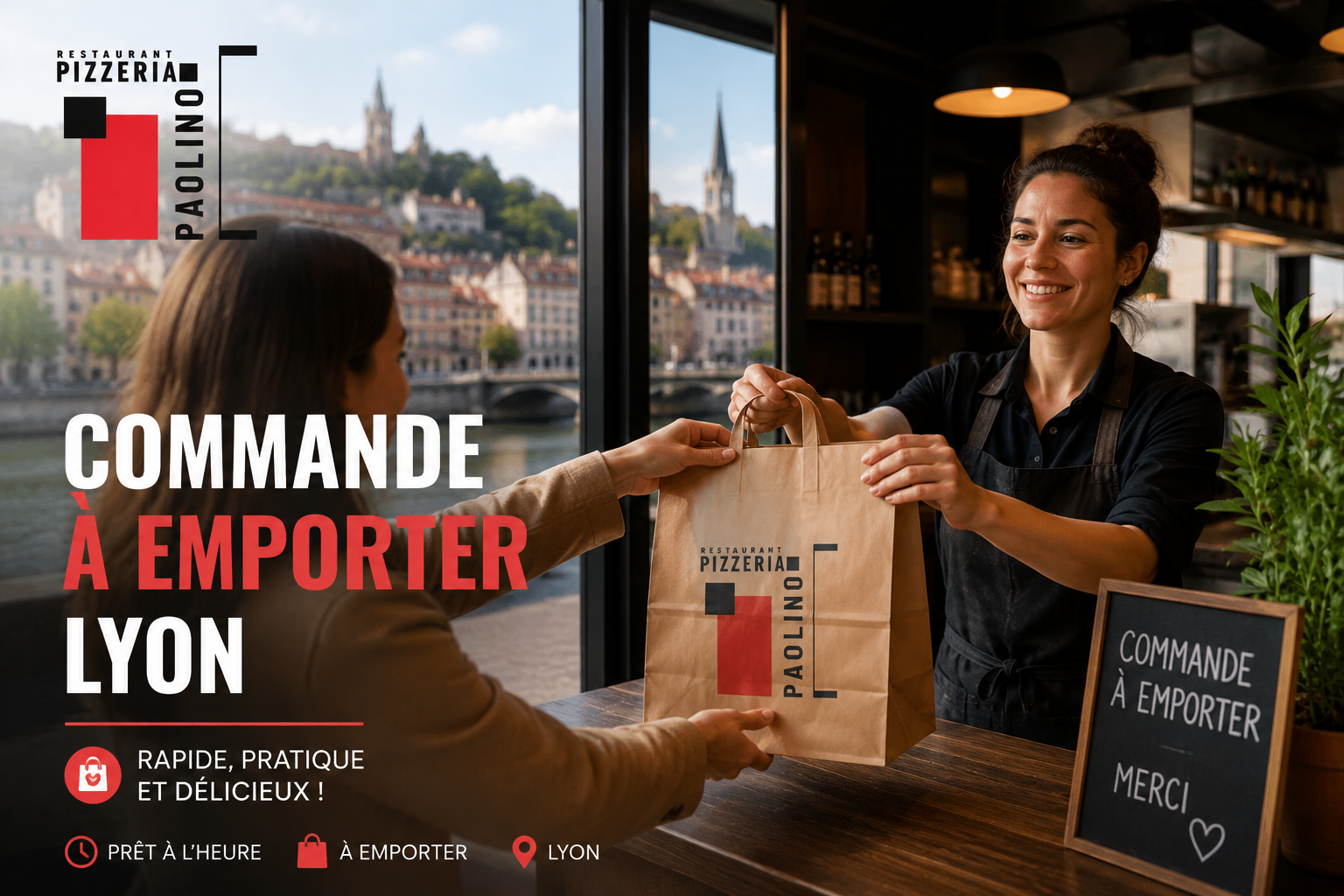 commande à emporter Lyon