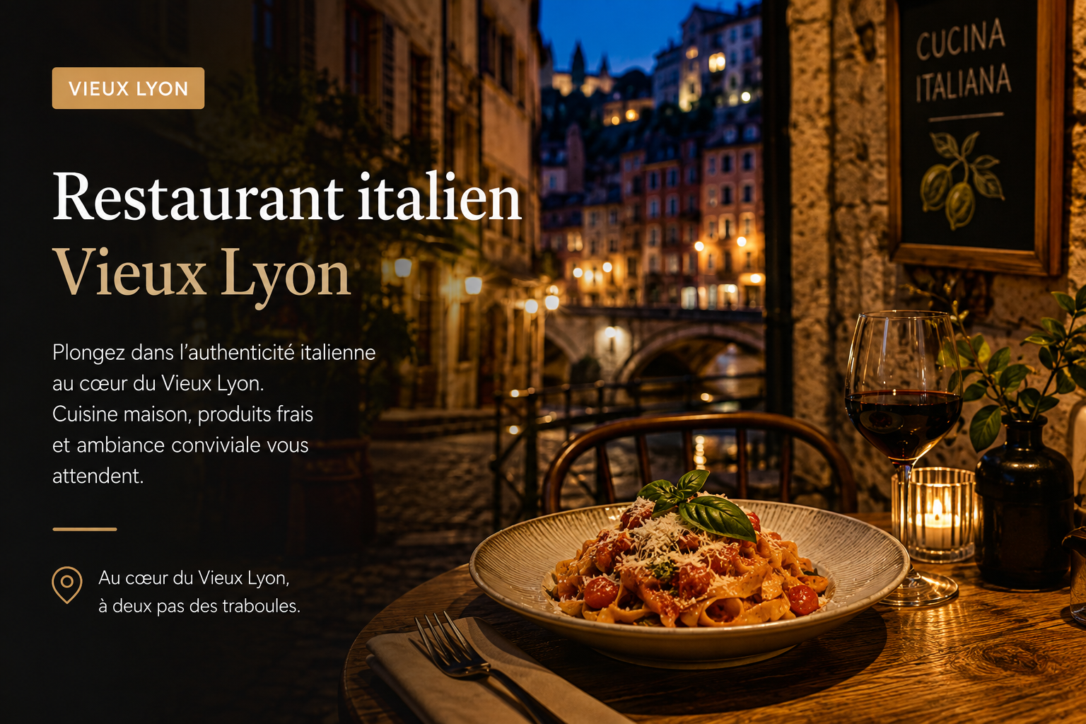 restaurant italien Vieux Lyon
