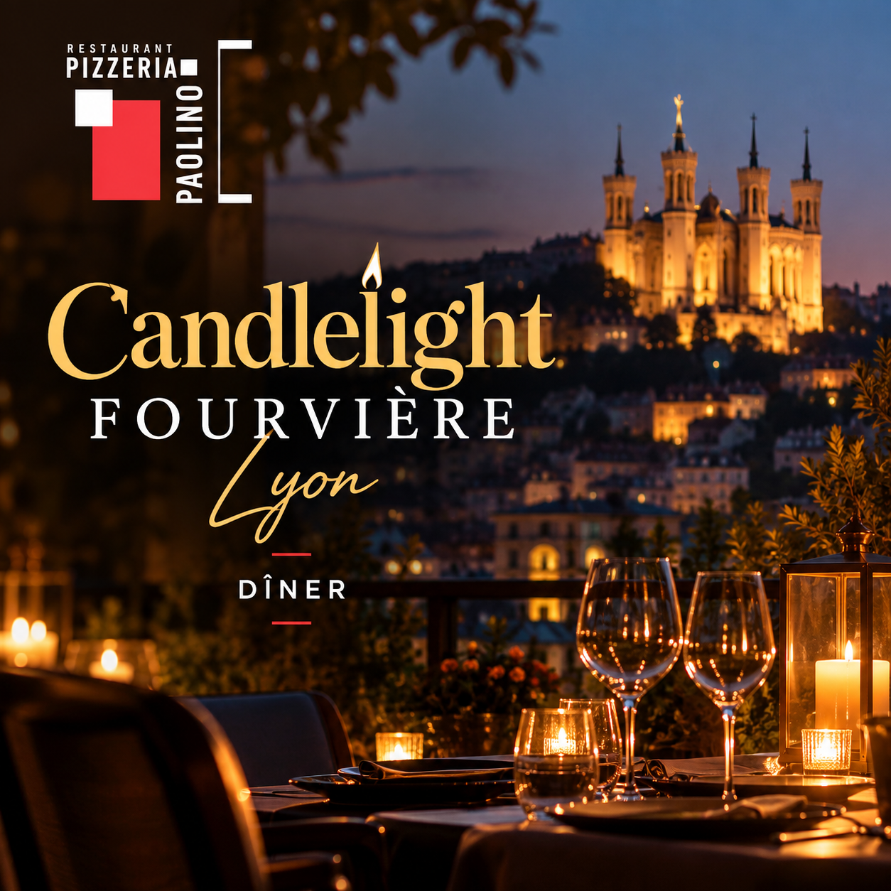 Candlelight Fourvière Lyon dîner