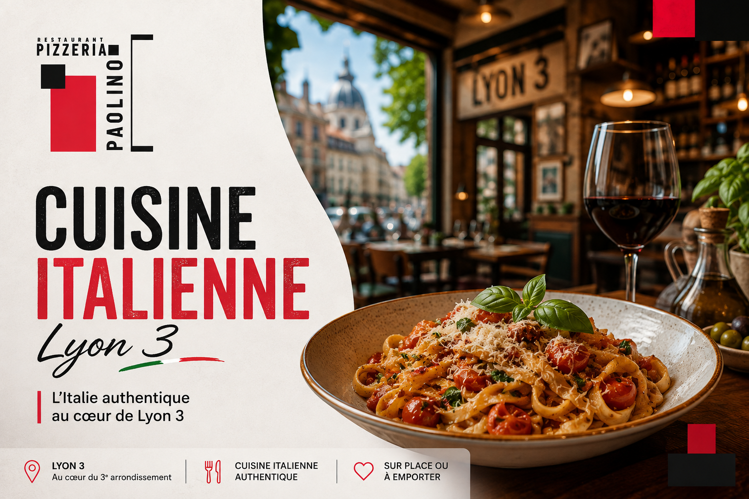 cuisine italienne Lyon 3